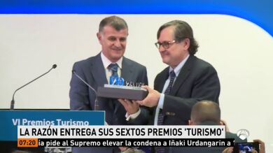 El diario 'La Razón' entrega los VI Premios de Turismo