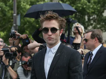 Robert Pattinson en el desfile de Dior Robert Pattinson en el desfile de Dior