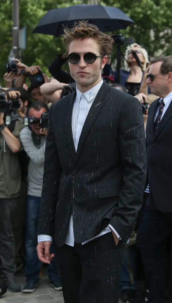 Robert Pattinson en el desfile de Dior