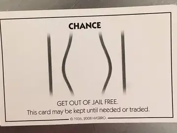 La tarjeta del Monopoly que entregó a los agentes La tarjeta del Monopoly que entregó a los agentes