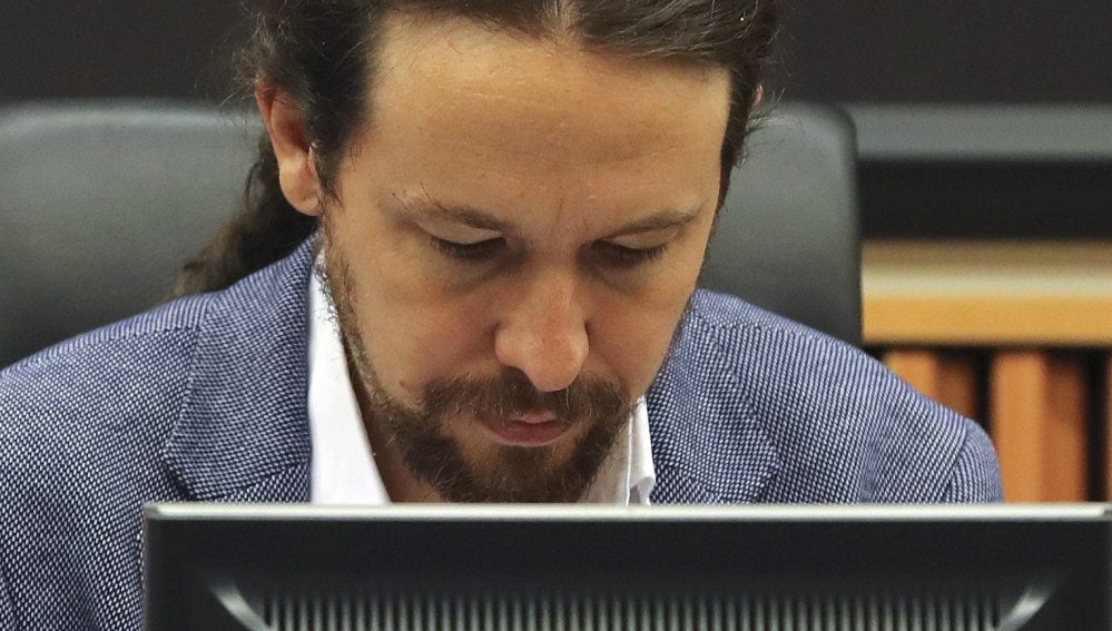 El líder de Podemos, Pablo Iglesias