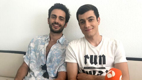 Rubén Bernal y José Milán en el directo 