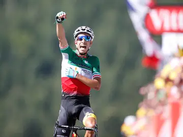 Fabio Aru se impone en la quinta etapa Fabio Aru se impone en la quinta etapa