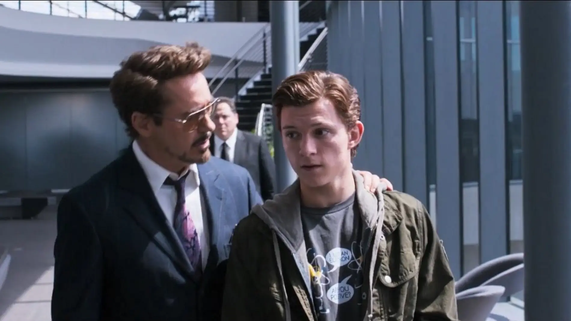 Robert Downey Jr. y Tom Holland