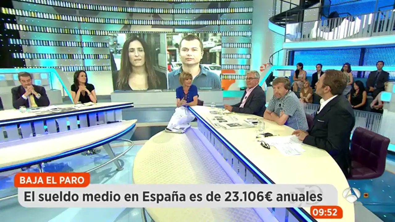 El sueldo medio en España es de 23.106 euros anuales