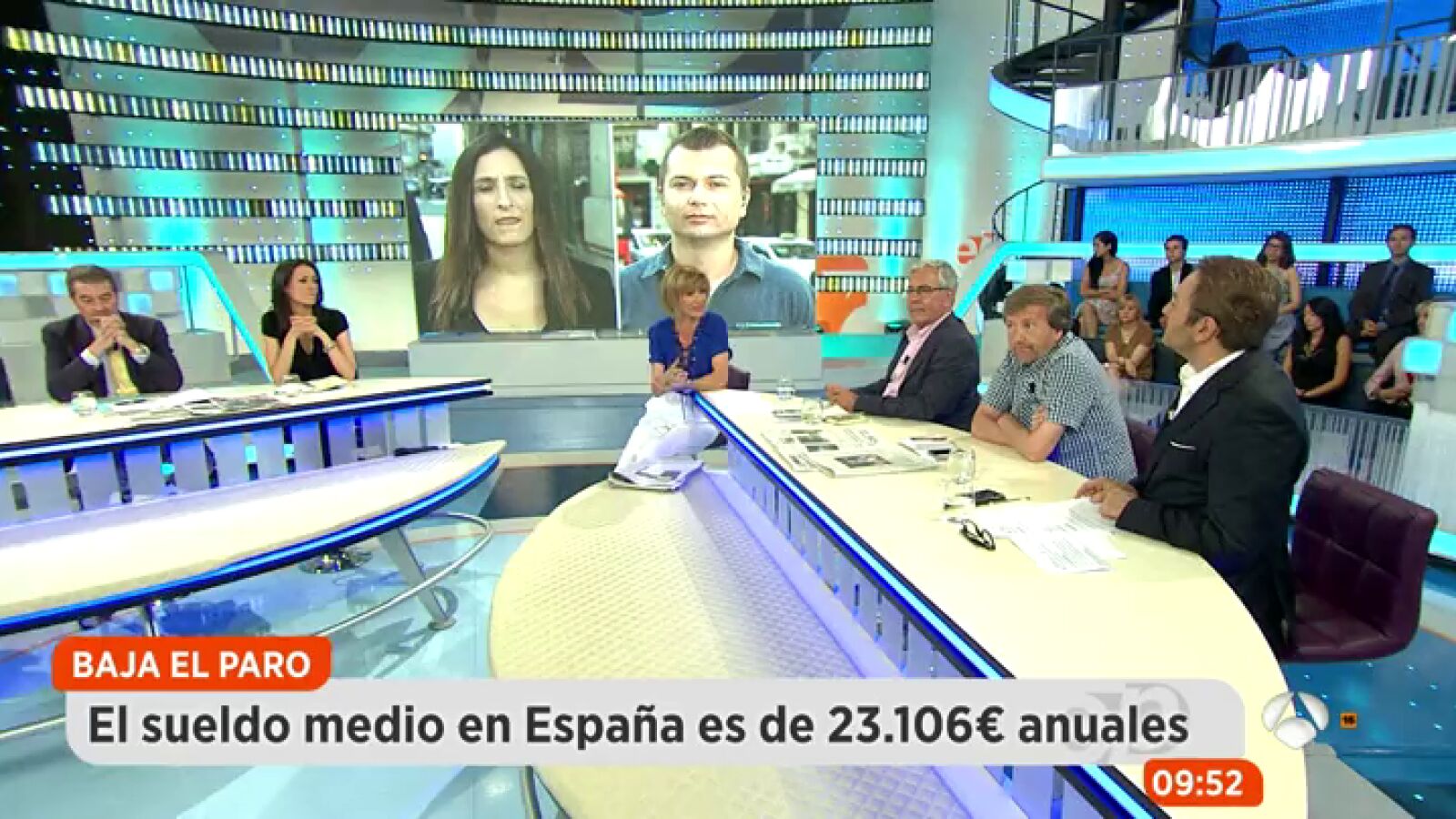 El sueldo medio en España es de 23.106 euros anuales