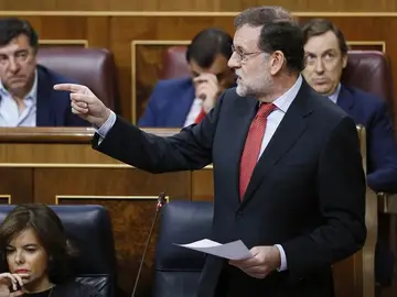 Mariano Rajoy en el Congreso, imagen de archivo Mariano Rajoy en el Congreso, imagen de archivo