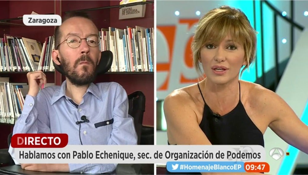 Pablo Echenique en Espejo Público