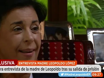 La madre de Leopoldo López: "Él no piensa en la presidencia de Venezuela, está pensando en un cambio de régimen" La madre de Leopoldo López: "Él no piensa en la presidencia de Venezuela, está pensando en un cambio de régimen"