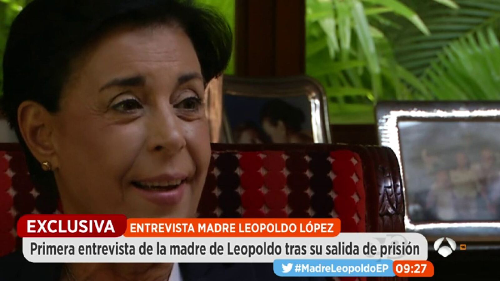 La madre de Leopoldo López: 
