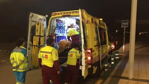 Una ambulancia del Summa Una ambulancia del Summa