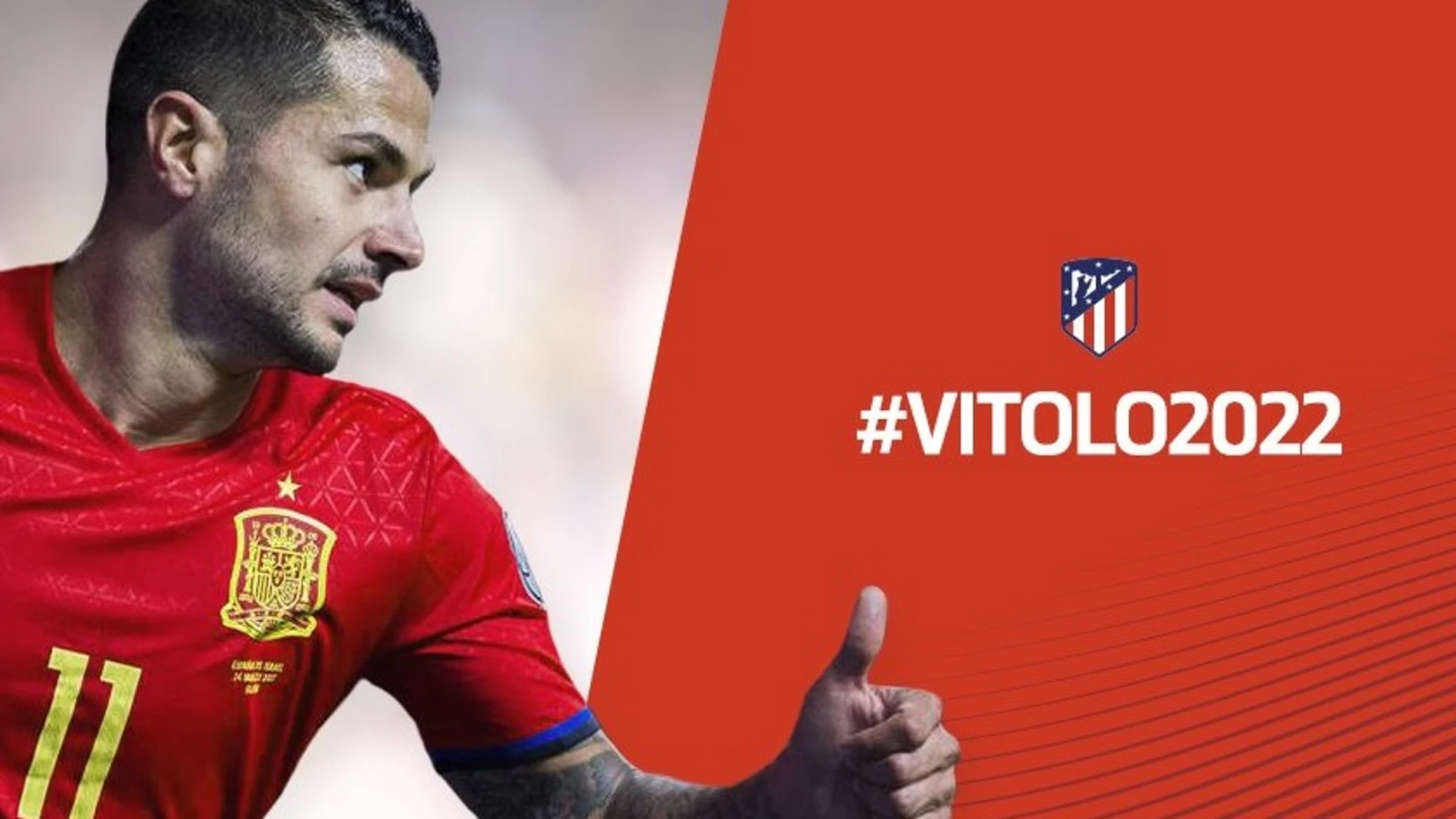 Vitolo, jugador del Atlético de Madrid hasta 2022 Vitolo, jugador del Atlético de Madrid hasta 2022