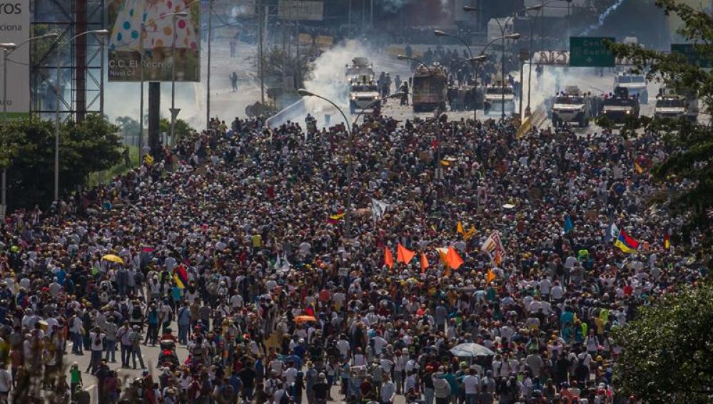 Manifestaciones contra Maduro