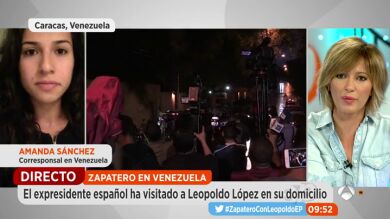 El expresidente español ha visitado a Leopoldo López en su domicilio