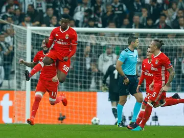Nelson Semedo celebra un gol con el Benfica Nelson Semedo celebra un gol con el Benfica
