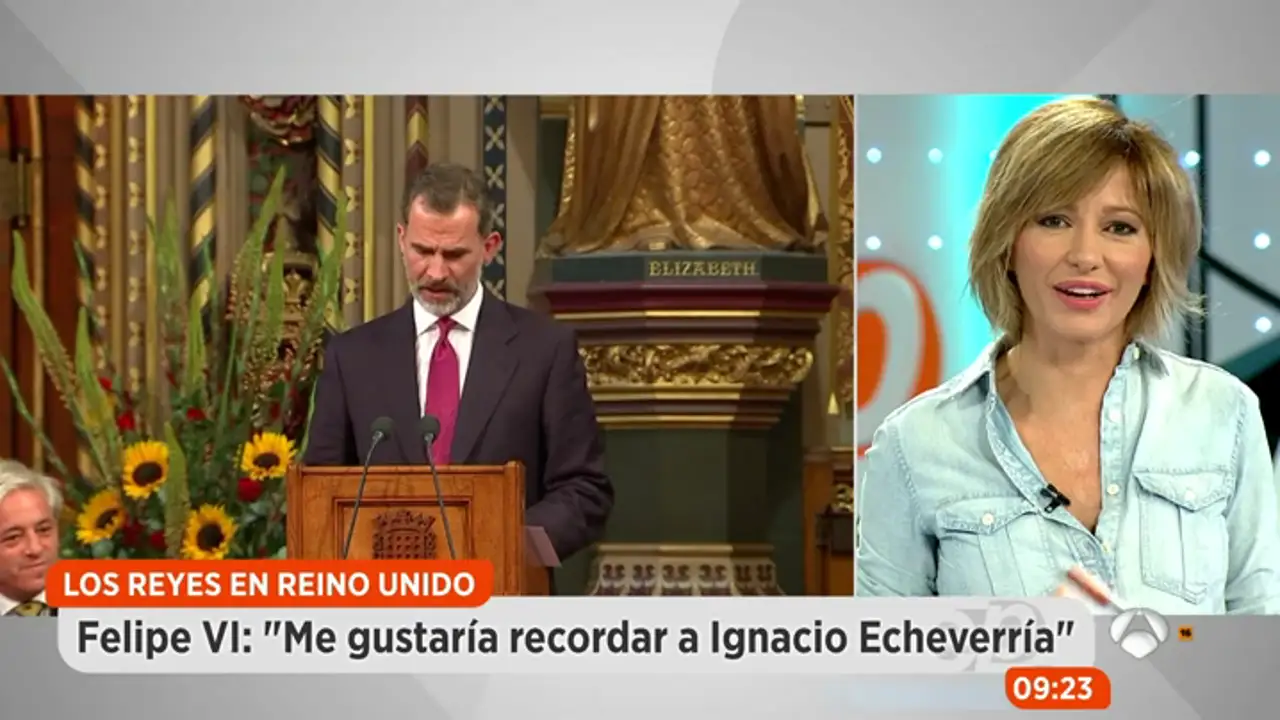 Felipe VI pide en el parlamento británico "diálogo" sobre Gibraltar