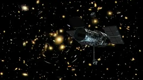 Científicos españoles descubren una galaxia situada a 10.000 millones de años luz de la tierra Científicos españoles descubren una galaxia situada a 10.000 millones de años luz de la tierra