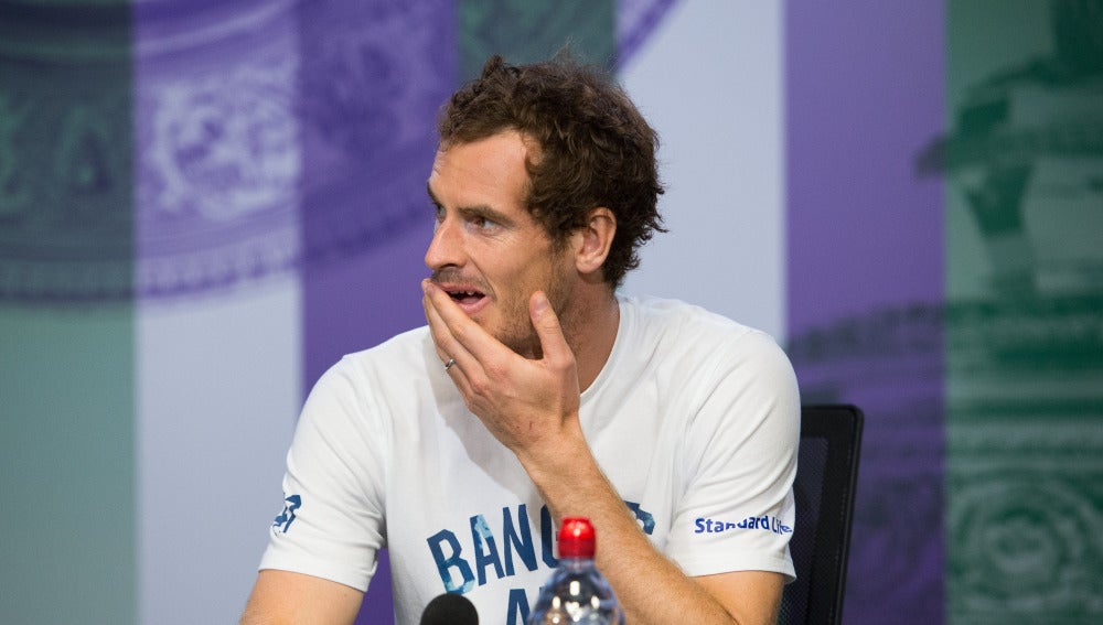 Andy Murray, en rueda de prensa