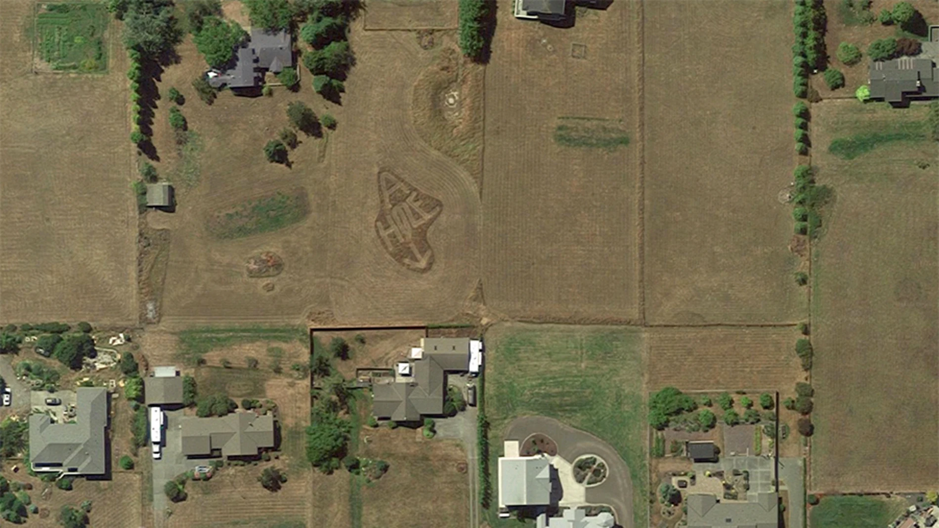 Mensaje visto desde el Google Earth Mensaje visto desde el Google Earth