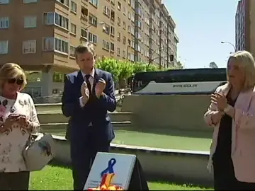 Uno de los homenajes a Miguel Ángel Blanco Uno de los homenajes a Miguel Ángel Blanco