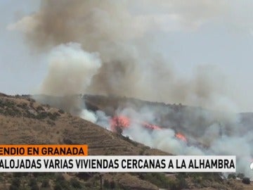 INCENDIO GRANADA