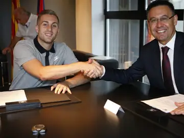 Gerard Deulofeu y Josep María Bartomeu Gerard Deulofeu y Josep María Bartomeu