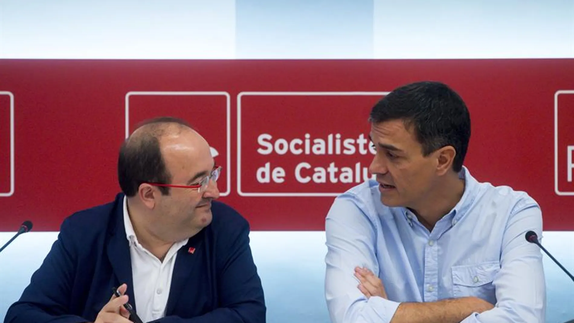 Miquel Iceta y Pedro Sánchez Miquel Iceta y Pedro Sánchez
