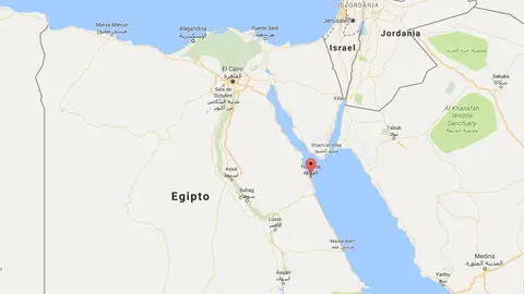 La ciudad egipcia de Hurgada La ciudad egipcia de Hurgada