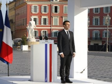 El jefe del Estado francés, Emmanuel Macron 