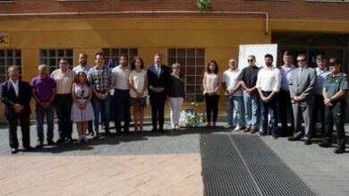 Aparece quemado el altar de homenaje a Miguel Ángel Blanco en Getafe