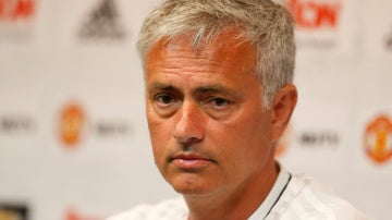 Mourinho, durante la conferencia de prensa