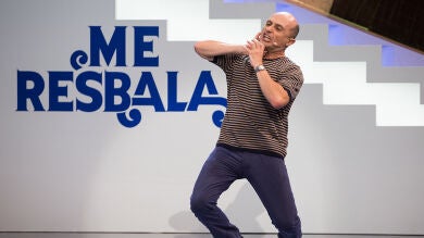 Así ha imitado Pepe Viyuela a Zinedine Zidane en la prueba de la fotomímica
