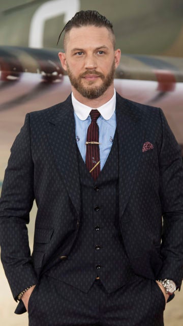 Tom Hardy en la premiere de 'Dunkerque'