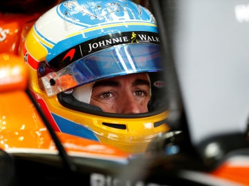 Fernando Alonso, en Silverstone