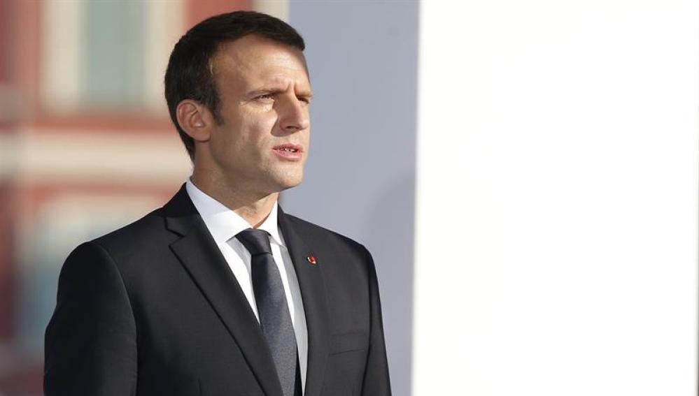 El presidente de Francia, Emmanuel Macron