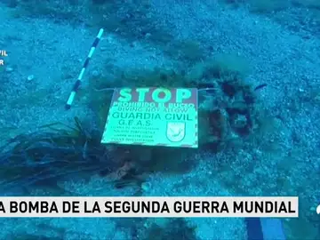 Hacen explotar una bomba de la Segunda Guerra Mundial hallada en aguas de Tabarca Hacen explotar una bomba de la Segunda Guerra Mundial hallada en aguas de Tabarca