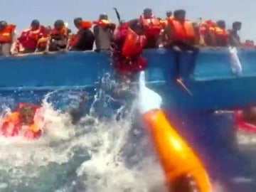 Más de 4.000 emigrantes rescatados en el Mediterráneo en 24 horas
