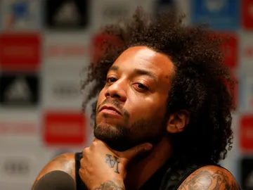 Marcelo, durante la rueda de prensa Marcelo, durante la rueda de prensa