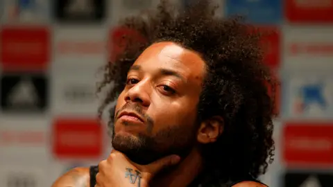 Marcelo, durante la rueda de prensa Marcelo, durante la rueda de prensa