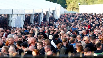 Más de 4.000 neonazis toman un pueblo alemán para un concierto