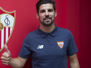 Nolito presentado en el Sevilla Nolito presentado en el Sevilla