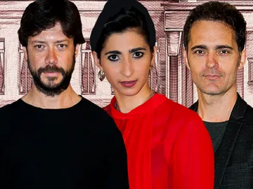 Alba Flores, Álvaro Morte y Pedro Alonso Alba Flores, Álvaro Morte y Pedro Alonso