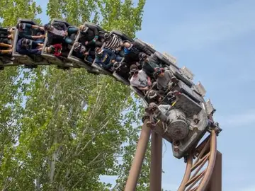 Tren de la Mina, Parque de Atracciones de Madrid Tren de la Mina, Parque de Atracciones de Madrid