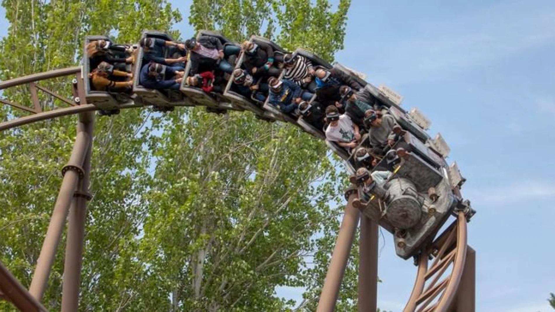 Tren de la Mina, Parque de Atracciones de Madrid Tren de la Mina, Parque de Atracciones de Madrid