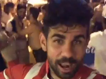 Diego Costa se pone la camiseta del Atlético en Instagram Diego Costa se pone la camiseta del Atlético en Instagram