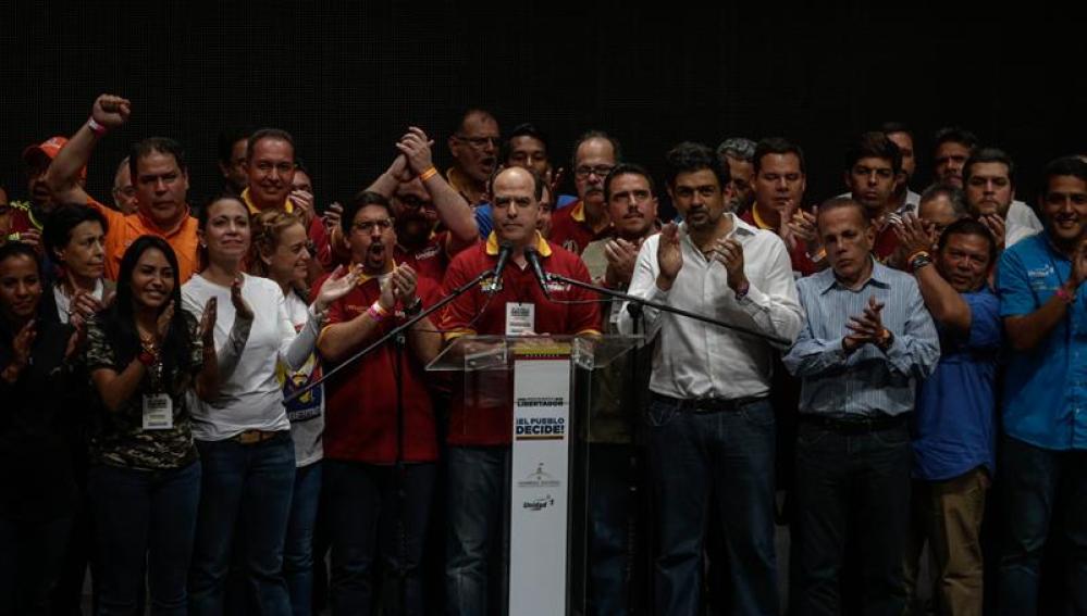 Miembros de la oposición venezolana