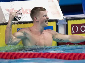 El nadador británico Adam Peaty El nadador británico Adam Peaty