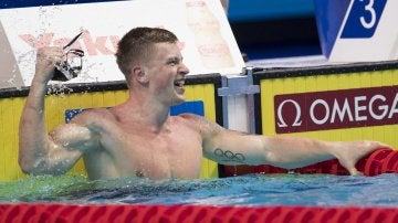 El nadador británico Adam Peaty