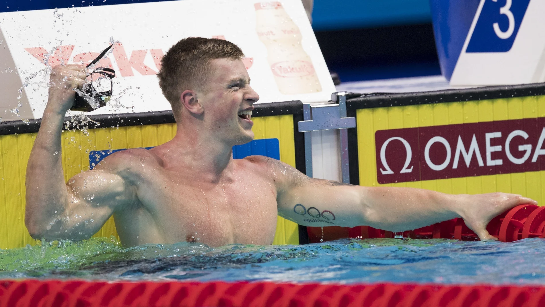 El nadador británico Adam Peaty El nadador británico Adam Peaty