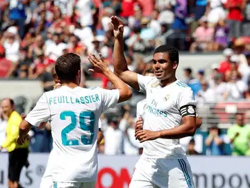 El centrocampista, Carlos Henrique Casemiro. El centrocampista, Carlos Henrique Casemiro.